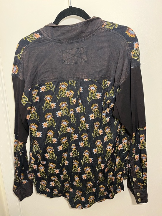 Free People We The Free Summer of Surf Pullover Button Henley Top - Picture 11 of 15